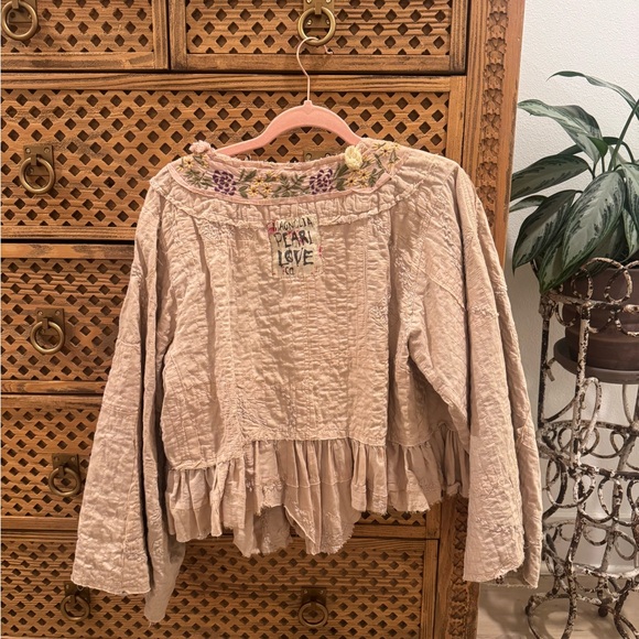 Magnolia Pearl clothes tie top - Picture 2 of 2